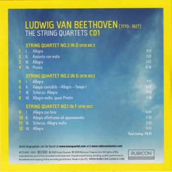 8CD/Coffret Ludwig van Beethoven: The String Quartets (Live From Suntory Hall, Tokyo)