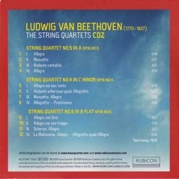 8CD/Coffret Ludwig van Beethoven: The String Quartets (Live From Suntory Hall, Tokyo)