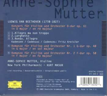 CD Ludwig van Beethoven: Violin Concerto • Romances