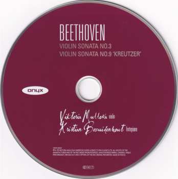 CD Ludwig van Beethoven: Violin Sonatas 3 & 4 = Violinsonaten Nr. 3 & 4