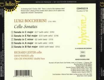 CD Luigi Boccherini: Cello Sonatas