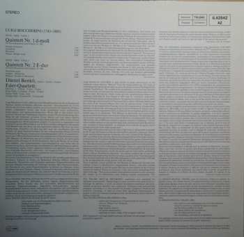 LP Luigi Boccherini: Gitarrenquintette Nr.1&2 • Guitar Quintets • Quintettes Pour Guitarre