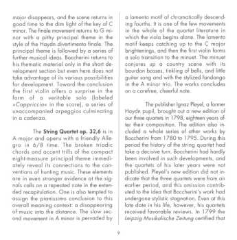 CD Luigi Boccherini: String Quartets Op. 32 Nos 4-6