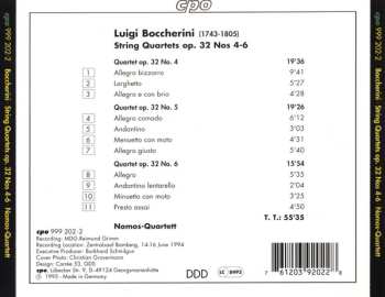 CD Luigi Boccherini: String Quartets Op. 32 Nos 4-6