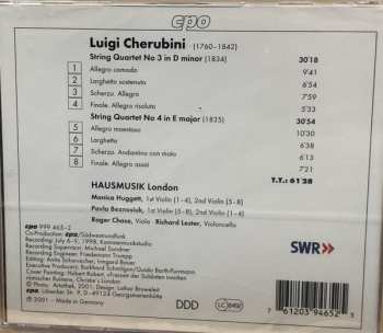 CD Luigi Cherubini: String Quartets 3 & 4