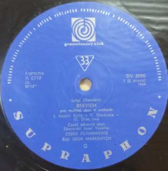 LP The Czech Philharmonic Orchestra: Rekviem