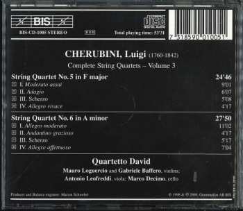 CD Luigi Cherubini: String Quartets, Vol.3
