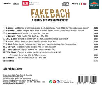 CD Luigi Palombi: Fake Bach - A Journey Into Bach Arrangements