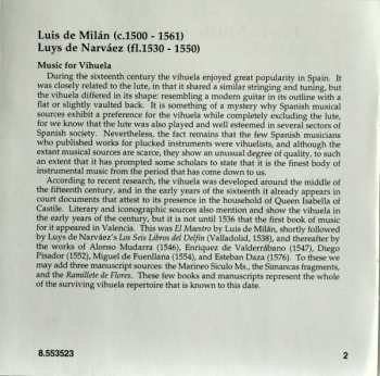 CD Luis De Milán: Music For Vihuela