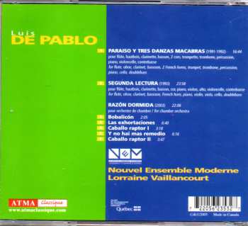CD Luis de Pablo: Luis De Pablo