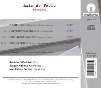 CD Luis de Pablo: Pensieri