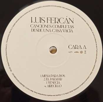 LP/CD Luis Fercán: Canciones Completas Desde Una Casa Vacía