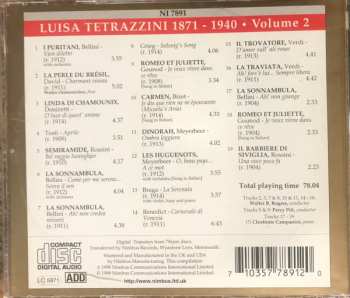CD Luisa Tetrazzini: Tetrazzini Vol. 2