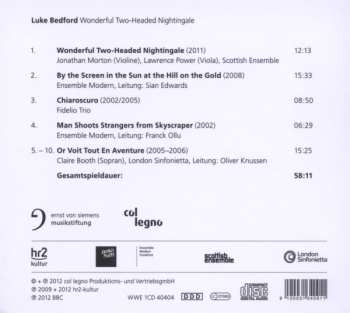 CD Luke Bedford: Wonderful Two-Headed Nightingale