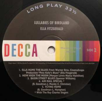 LP Ella Fitzgerald: Lullabies Of Birdland