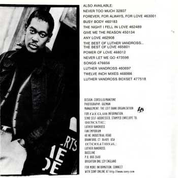 CD Luther Vandross: Greatest Hits 1981-1995