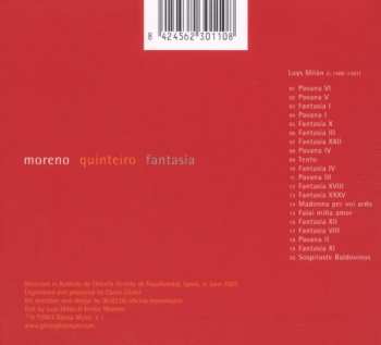 CD Luis De Milán: Fantasía