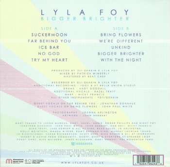 LP Lyla Foy: Bigger Brighter LTD