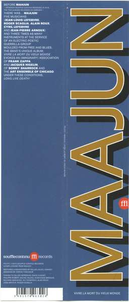 LP Maajun: Vivre La Mort Du Vieux Monde