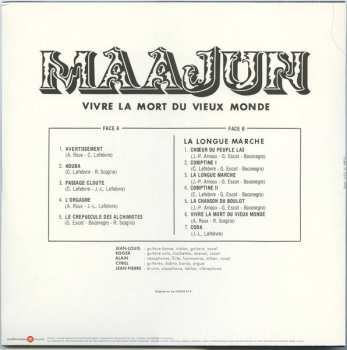 LP Maajun: Vivre La Mort Du Vieux Monde