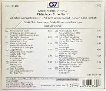 CD Polski Chór Kameralny Schola Cantorum Gedanensis: Cicha Noc = Stille Nacht