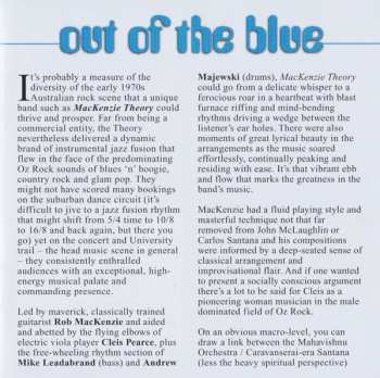CD Mackenzie Theory: Out Of The Blue