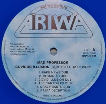 LP Mad Professor: Covidub Illusion - Dub You Crazy 20-22 CLR