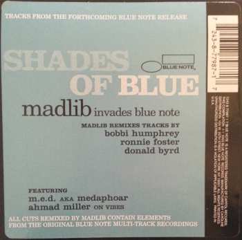 LP Madlib: Tracks From Shades Of Blue (Madlib Invades Blue Note)