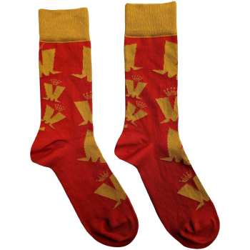 Marchandises Madness: Madness Unisex Ankle Socks: Crown & M Pattern (uk Size 7 - 11) 42 - 47