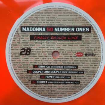 6LP/Coffret Madonna: Finally Enough Love (50 Number Ones) LTD | CLR