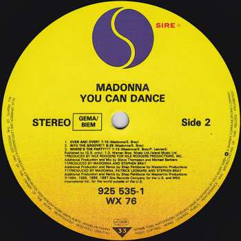 LP Madonna: You Can Dance