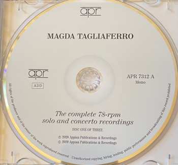 3CD/Coffret Magda Tagliaferro: The Complete 78-rpm Solo And Concerto Recordings
