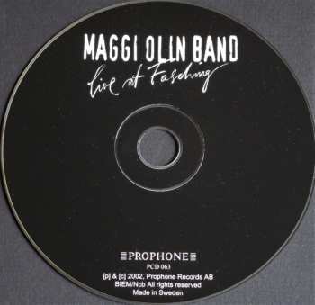 CD Maggi Olin Band: Live At Fasching