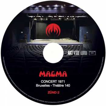 2CD Magma: Concert 1971 - Bruxelles - Théâtre 140