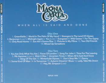 3CD/DVD/Coffret Magna Carta: When All Is Said And Done
