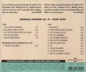 CD Mahalia Jackson: Intégrale Mahalia Jackson Vol. 9, 1958-1959