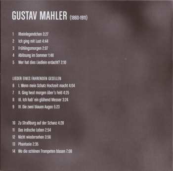 CD Gustav Mahler: Lieder