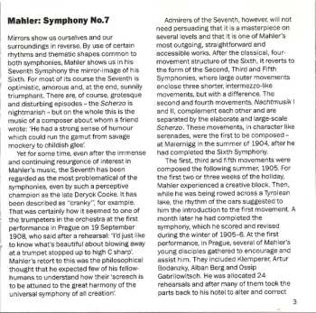 CD Gustav Mahler: Symphonie No. 7