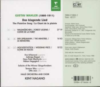 CD Gustav Mahler: Das Klagende Lied