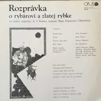 LP Mája Granecová-Glasnerová: Rozprávka o Rybárovi A Zlatej Rybke