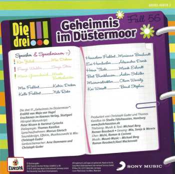 CD Maja Von Vogel: Die Drei !!!  Geheimnis Im Düstermoor