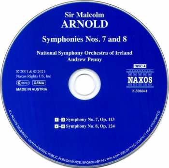 6CD/Coffret Malcolm Arnold: Complete Symphonies And Dances
