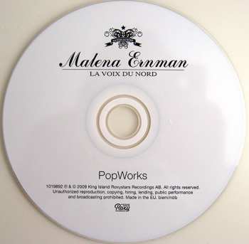 2CD Malena Ernman: La Voix Du Nord