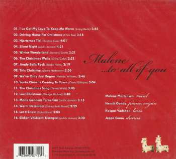 CD Malene Mortensen: Malene ...To All Of You
