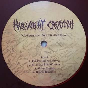 2LP Malevolent Creation: Conquering South America LTD | CLR