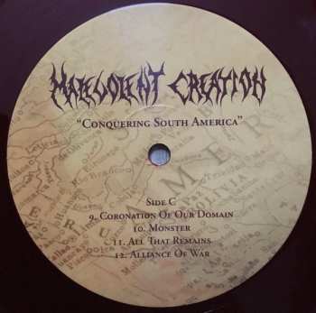 2LP Malevolent Creation: Conquering South America LTD | CLR