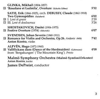 CD James DePreist: Malmö Symphony Orchestra / James DePreist