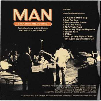 3CD/Coffret Man: Back Into The Future