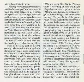 CD Mance Lipscomb: Texas Songster Volume 2 - You Got To Reap What You Sow