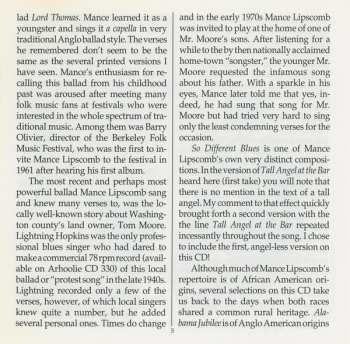 CD Mance Lipscomb: Texas Songster Volume 2 - You Got To Reap What You Sow